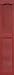 Exterior Vinyl Louver Shutter 14x35 Fits 29"-43" Raspberry Red