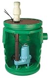 Little Giant ES50D-SMPX-LG Pre-Assembled, 20 x 30 Basin w/ 1 piece IAPMO Steel Cover - 1/2 HP ES50