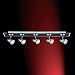 Kitchen & Housewares : CHROME & BLACK HALOGEN CEILING SPOTLIGHT LIGHT