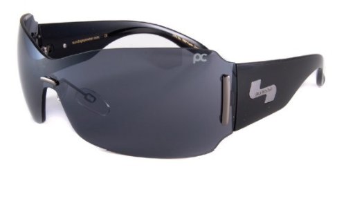 Sundog Sunglass Paula Creamer 47002 Mysterious Shiny Black / Smoke Flash