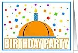 Birthday Party Invitation Slam Dunk Basketball Theme Cake Card