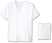 Calvin Klein Men's 2-Pack Modern Cotton Stretch V-Neck T-Shirt, White, Medium
