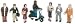 K-Line 21442 Set of 7 City Figures & Scooter NIB