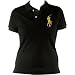 NEW Ladies Ralph Lauren Skinny Polo Short Sleeve T-Shirt Black