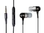 DBSound Black High Fidelity Noise Cancelling Stereo Headset with Microphone and On/off button for Blackberry Pearl 8110, 8120, 8130, Pearl Flip 8220, 8230 - Includes Zippered Case + 3 sizes Ear Buds