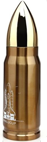 Stainless Steel Water Bottles, Coffee Mug Thermoses 12 floz. Bullet Shape Aircraft Marked