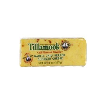 Tillamook Cheese: Garlic Chili Pepper Cheddar Cheese - 8 oz.