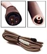 Furuno 000-157-995 Power Cable Assembly, 3-Pin, 10A Fuse, 5 Meters