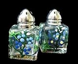 Texas Bluebonnets Design - Hand Painted - Mini Salt & Peppers, .5 oz., Set of 2