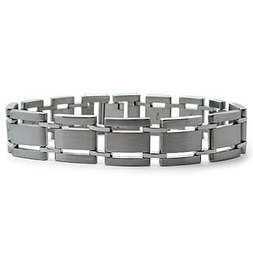 Titanium Mens Jewelry Chain Link Bracelet