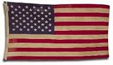 Valley Forge Heritage Series 3-Foot x 5-Foot Antiqued Cotton United States Colonial 13 Star Flag With Sewn Stripes & Embrodired Stars
