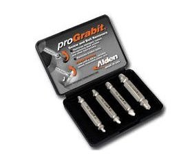 Childrens Toyshop  Tools & Hardware : Alden Grabit Broken Bolt and Damaged Screw Exractors, 4-Piece Set