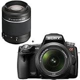 Sony Alpha SLT-A35 16.2MP Digital SLR Camera with 18-55 Zoom Lens, & Sony DT 55 – 200mm f/4-5.6 Telephoto Zoom Lens for (alpha) DSLR Camera