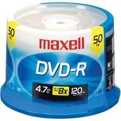MAXELL  50-Pack DVD+R Recordable DVD (16X)