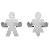 Black & Blum Mr and Mrs Hangup Coat Hooks (H13.5cm x W11cm Pack of 2)