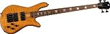 Spector NS - 4H2 - FM Quilted Maple Bass Guitar, Amber - B0011FT0DQ