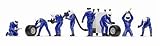 Review Scalextric  / Scalextric Race+ Set Accessories - Pit Refuel Crew - Blue (C8291)