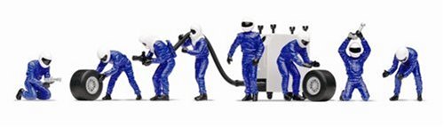 Childrens Toyshop  Toys : Scalextric Race+ Set Accessories - Pit Refuel Crew - Blue (C8291)