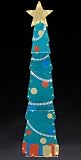 60 Christmas Tree Color Gel Lighted Outdoor Christmas Yard Art