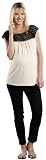 Maternal America Crochet Top - Black/Black-X-Large