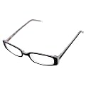 Foster Grant Reading Glasses Olivia Full Plastic Rim-Black (+1.00)