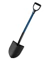 Commercial Grade Round Point Closed Back Shovel with a D Grip
