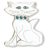 Cat with Jeweled Collar Finders Key Purse Key Chain