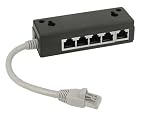ISDN Verteiler 5x RJ45 Bu - Kabel