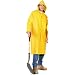 PVC Knee Length Yellow Raincoat size Small