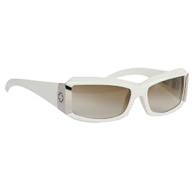 Spy Abbey Sunglasses White/Bronze Fade Lens