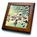 Zen Flowering Tree- Cherry Blossoms- Flowers- Photography - 8x8 Framed Tile
