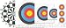 Archery Target Faces Assorted - Pack 1