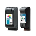 Remanufactured HP45 + HP78 High Capacity Twin Pack Ink Cartridges HP 45 / 51645 / HP 78 /C6578 for HP Deskjet 1180c 1220c 1220c 1220cse 1220cxi 1220c 1280 6122 6127 9300 930c 932c 935c 950c 952c 955c 959c 960c 960cse 970cse 970cxi 980c 990cse 990cxi 995c 995ck HP Officejet 1170C 1510 G55 G55XI G85 G85XI G95 K60 K60XI K80 K80XI V40XI HP Photosmart 1000 1115 1215 1215VM 1218 1315 P1000 p1100 P1100XI P1215 P1215VM P1218 P1218XI HP Fax 1220 1220xi HP Colour Copier 180 190 280 290