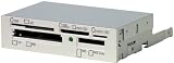 オウルテック 3.5インチベイ内蔵 カードリーダーライターシルバー 5スロット BOX(取付ネジ付) FA506(SV)/BOX