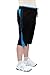Fit-Labs Plus Size Active Athletic Leggings Capri ColorSplash