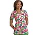 Cherokee Uniforms Veronique Ruffled Trim Mock Wrap Scrub Top