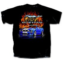 Ford Mustang ON FIRE Classic T-shirt