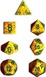 Polyhedral 7-Die Speckled Dice Set - Lotus (d4, d6, d8, d10, d12, d20 & d00)