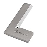 uxcell　曲尺　63mm x 40mm 90度　シルバー金属　トライ正方形定規　直角定規