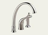 Delta Select 61601-PCBB170 Providence Contemporary Single Handle Kitchen Faucet W/ Side Spray, Chrom