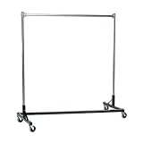 Quality Fabricators Heavy Duty Steel 3-Foot Long Z Rolling Rack