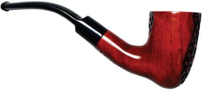 African Rosewood Tobacco Pipe with Filter Holder