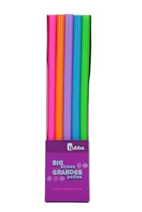 Bubba Big Straws 5 Pack of Reusable Straws (Assorted Colors)
