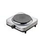 Aroma AHP-303SB Single Hot Plate, Silver and Black