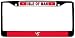 Isle of Man Mann Flag Black License Plate Frame Metal Holder