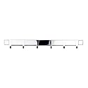 MIU France Polished Stainless Steel Hanging Tool Bar, 15-Inches