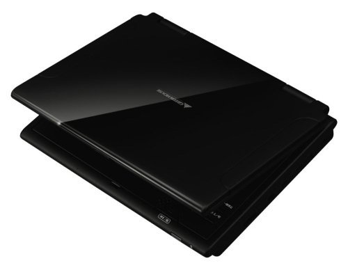 GREEN HOUSE 7型ワイド液晶 ポータブルDVDプレーヤー ブラック GHV-PDV740K