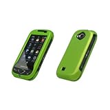 Premium Neon Green Rubberized Snap-On Cover Hard Case Cell Phone Protector  ....