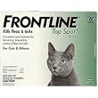 Frontline Top Spot Month-Long Flea & Tick Control for Cats & Kittens 8 Weeks or Older (3 Pack)