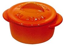 Staub Basix Set of Two Enameled Mini, Orange
